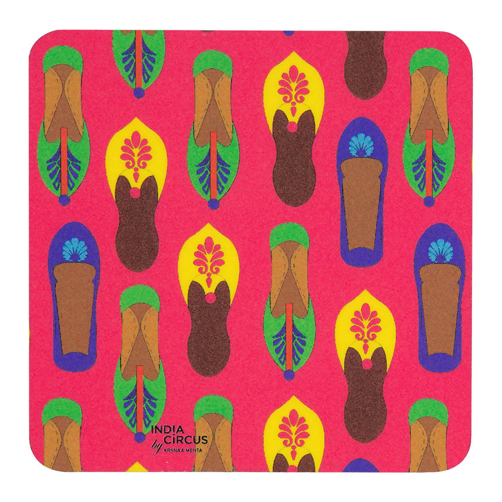 Technicolor Jootis PVC Coaster - (Set of 6)