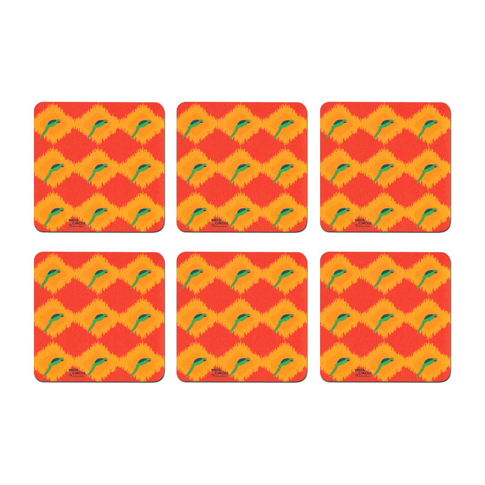 Joy de Vivre PVC Coaster - (Set of 6)