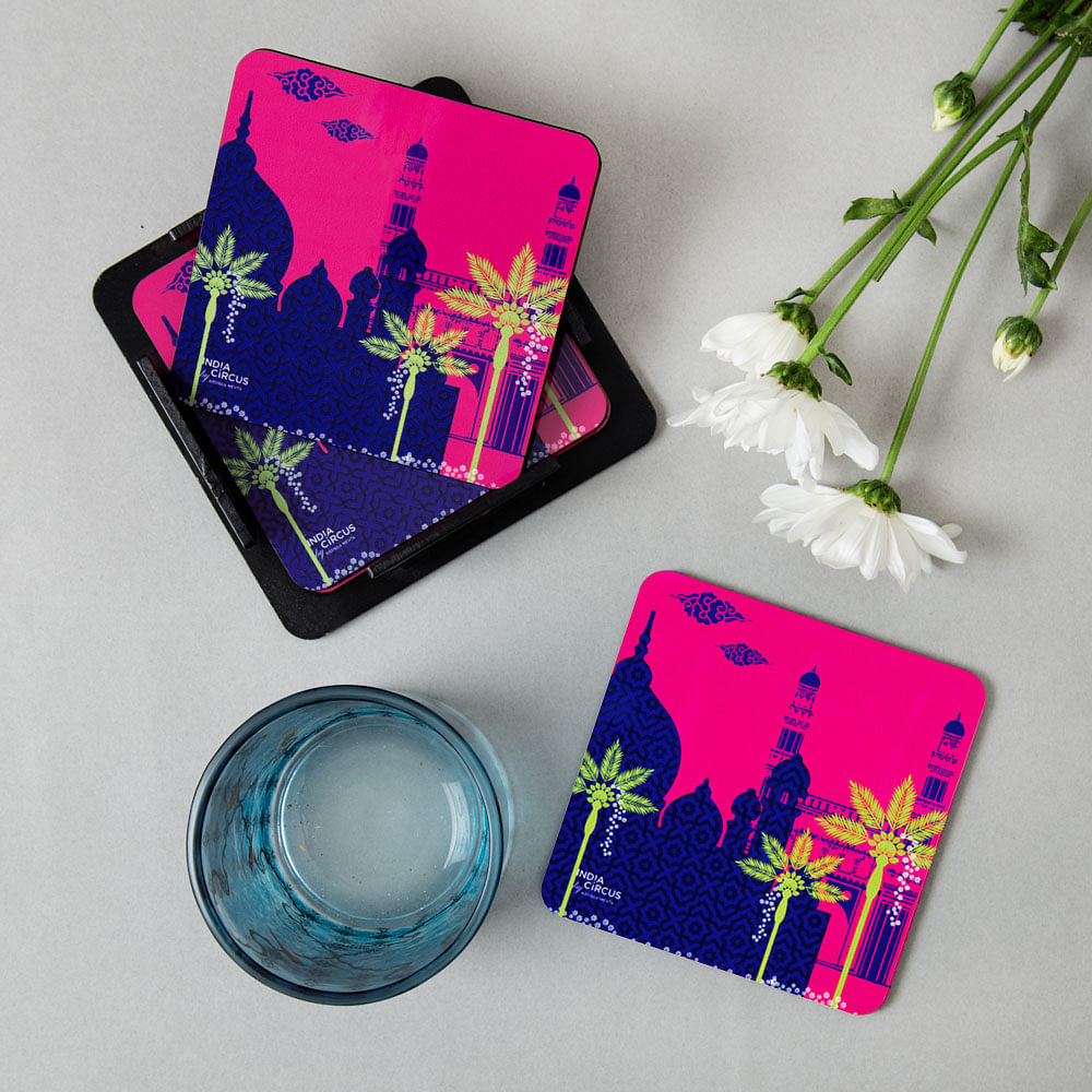 Arabian Enamor MDF Coaster - (Set of 6)