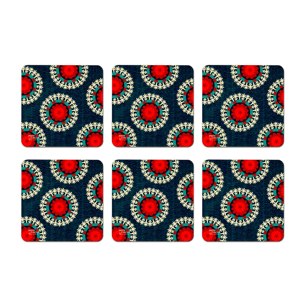 Pop Illusion MDF Coaster - (Set of 6)