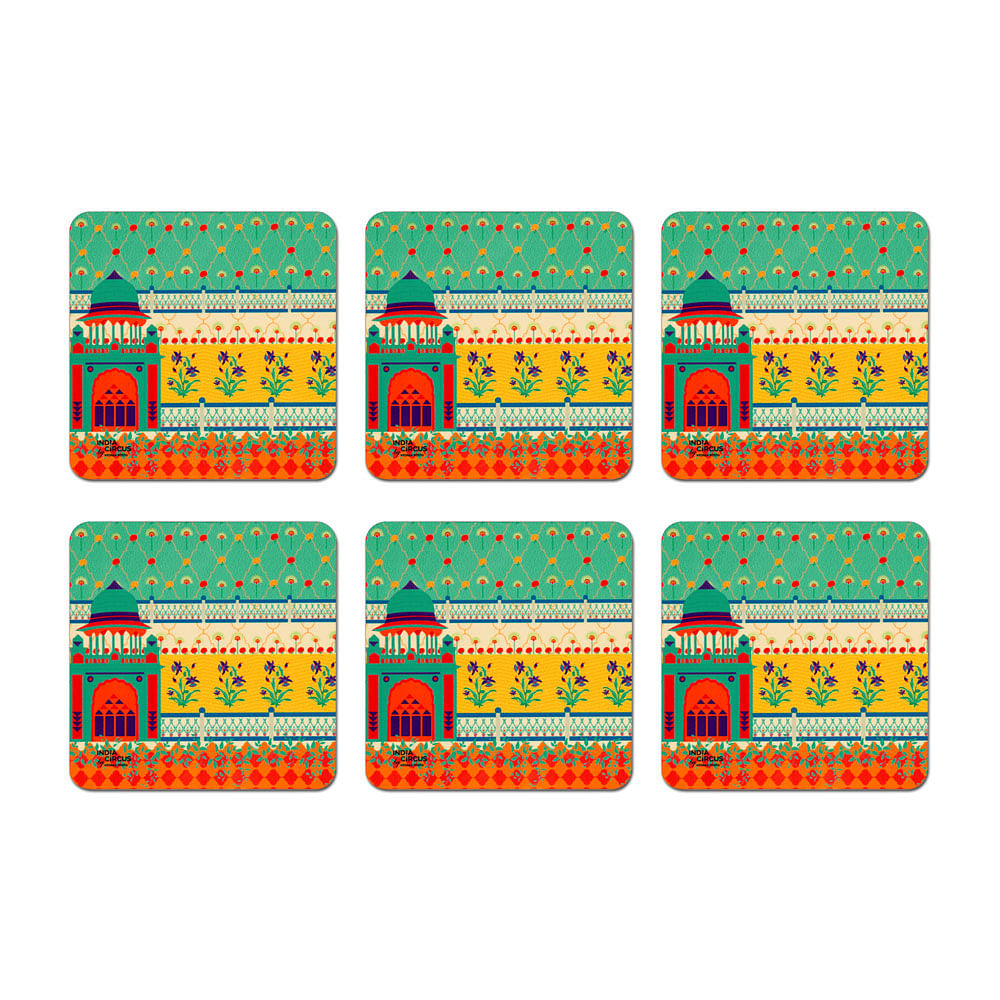 Precious Panache MDF Coaster - (Set of 6)