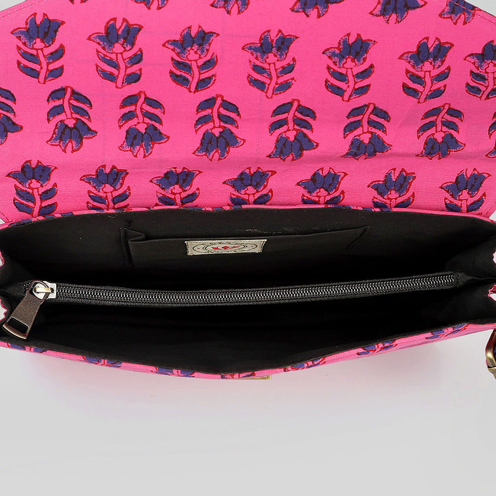 Fuchsia Fantasy Sling Bag
