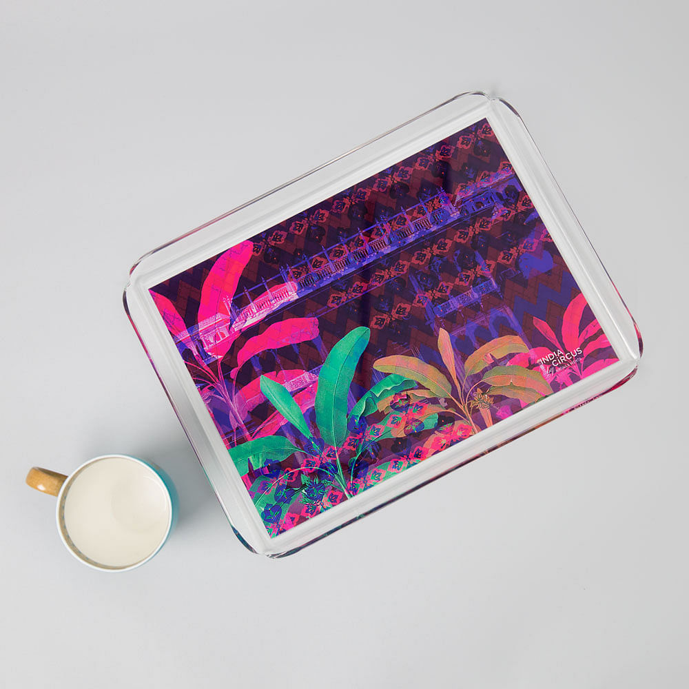 Neon Paradise Acrylic Tray