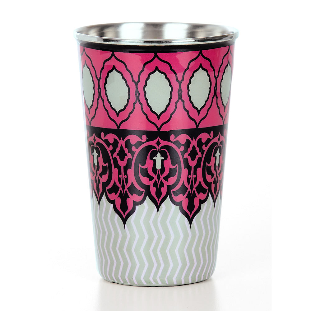 Mughal Supremacy Steel Tumbler (Set of 2)