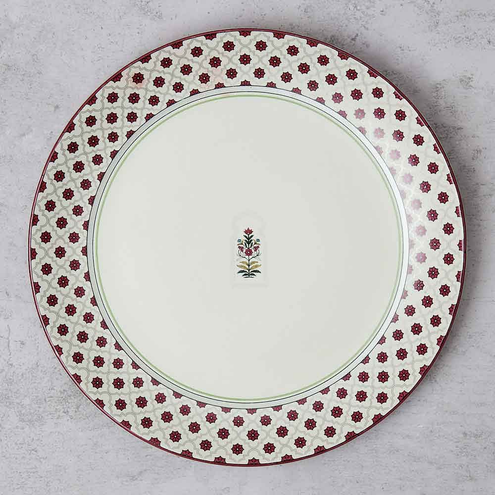 Floral Lattice Dinner Plate