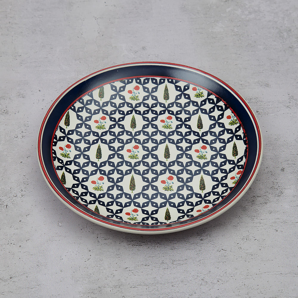 Flowers and Ferns Quarter Plate