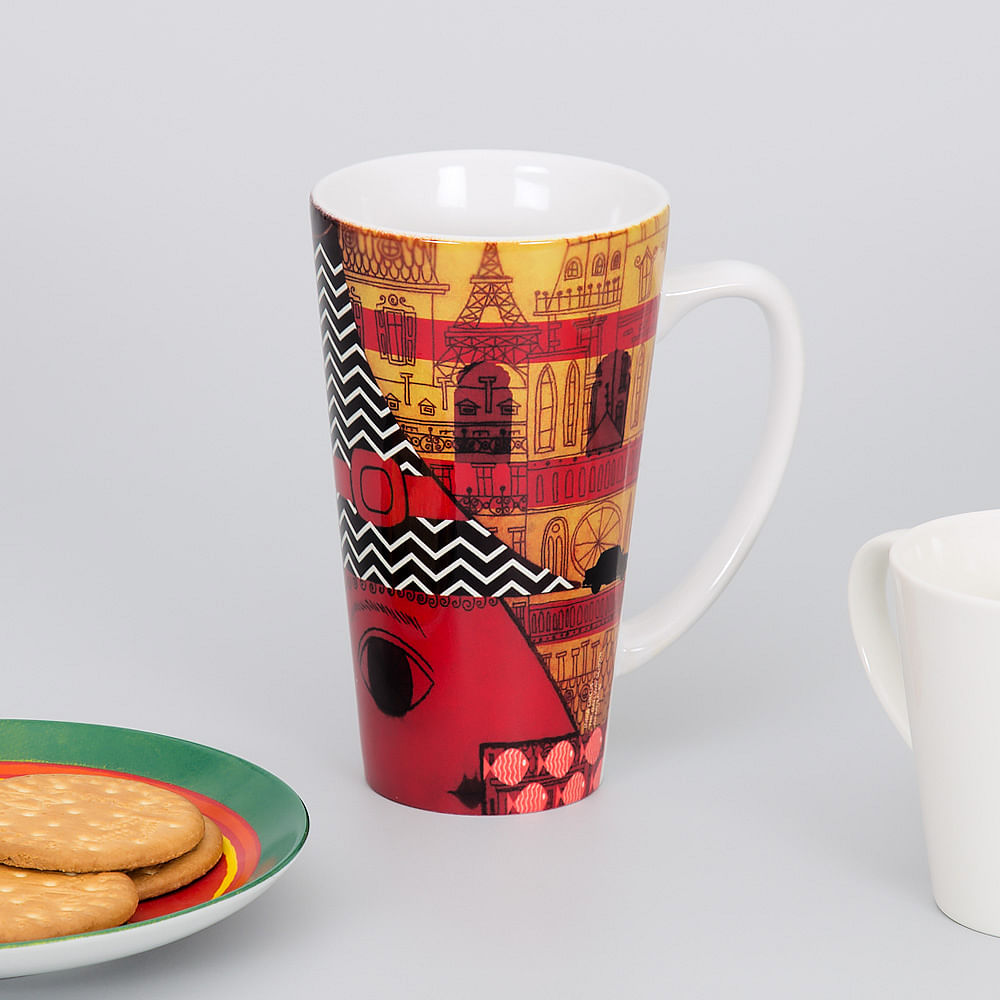 Raging Rouge Conical Mug