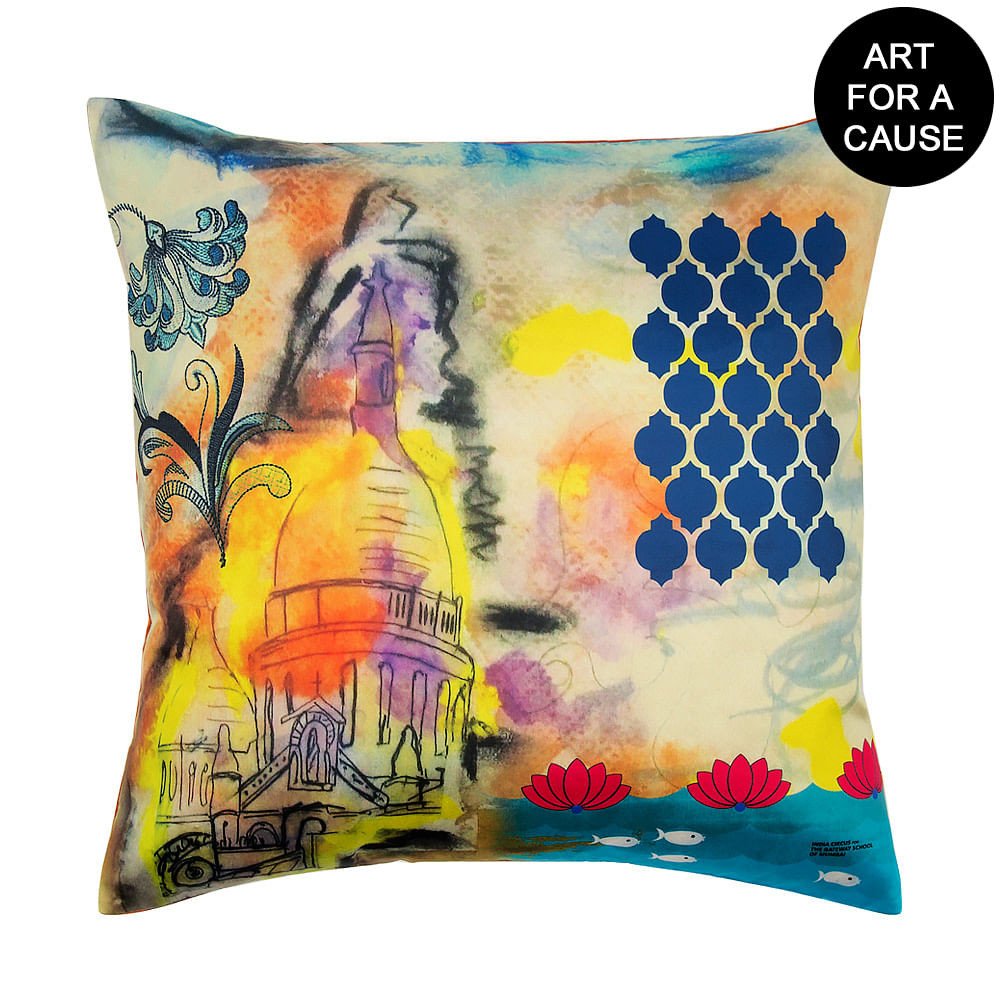 Ocean of Embers Gateway Blended Taf Slik Cushion Cover