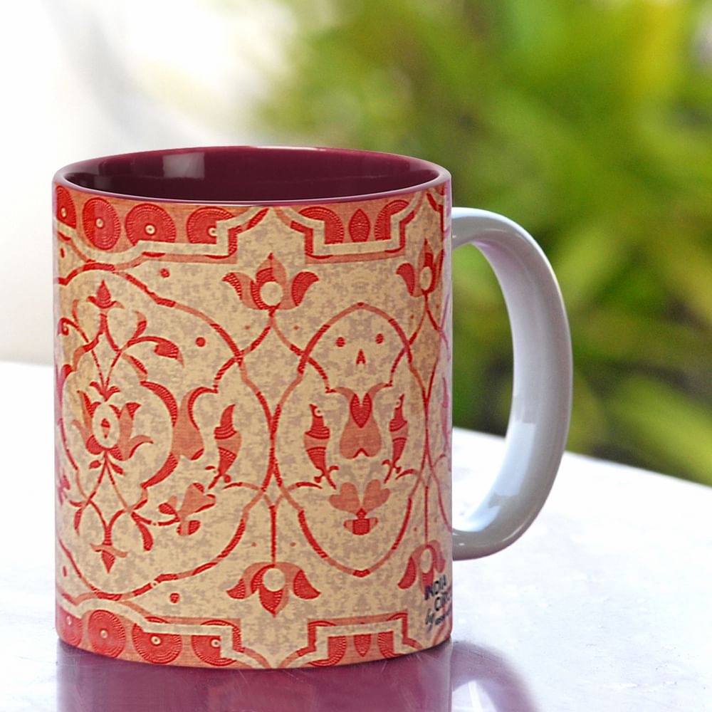 Elegant Carving Mug