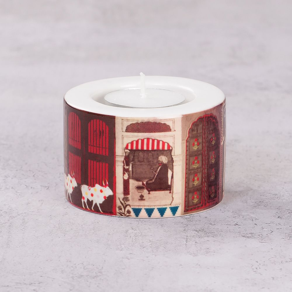 Doors of Mystical Wonder Tea Light Holder