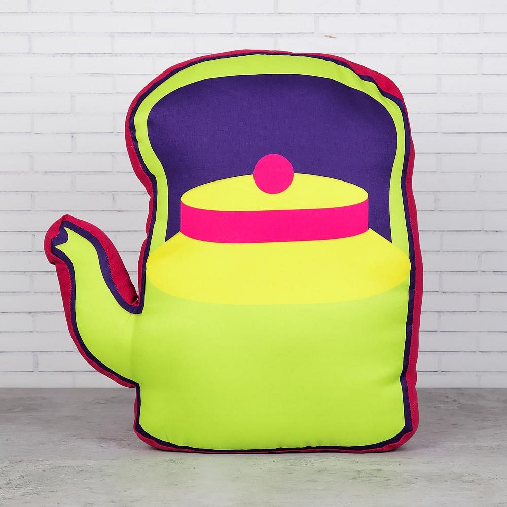 Kettle Mettle Shaped Cushion