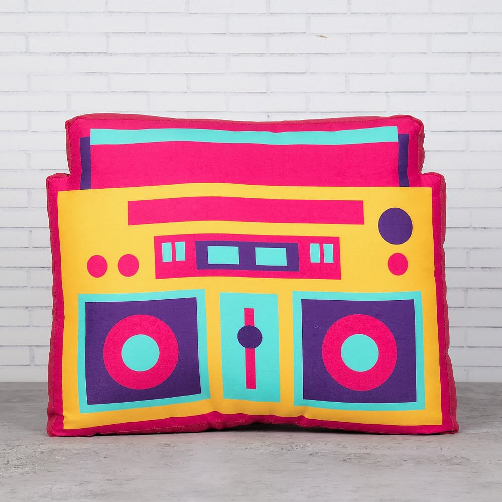 Radio Mundial Shaped Cushion