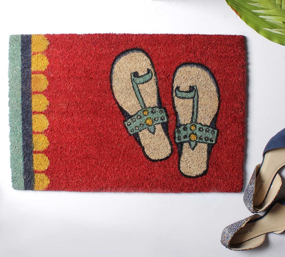 Funky Slippers Doormat