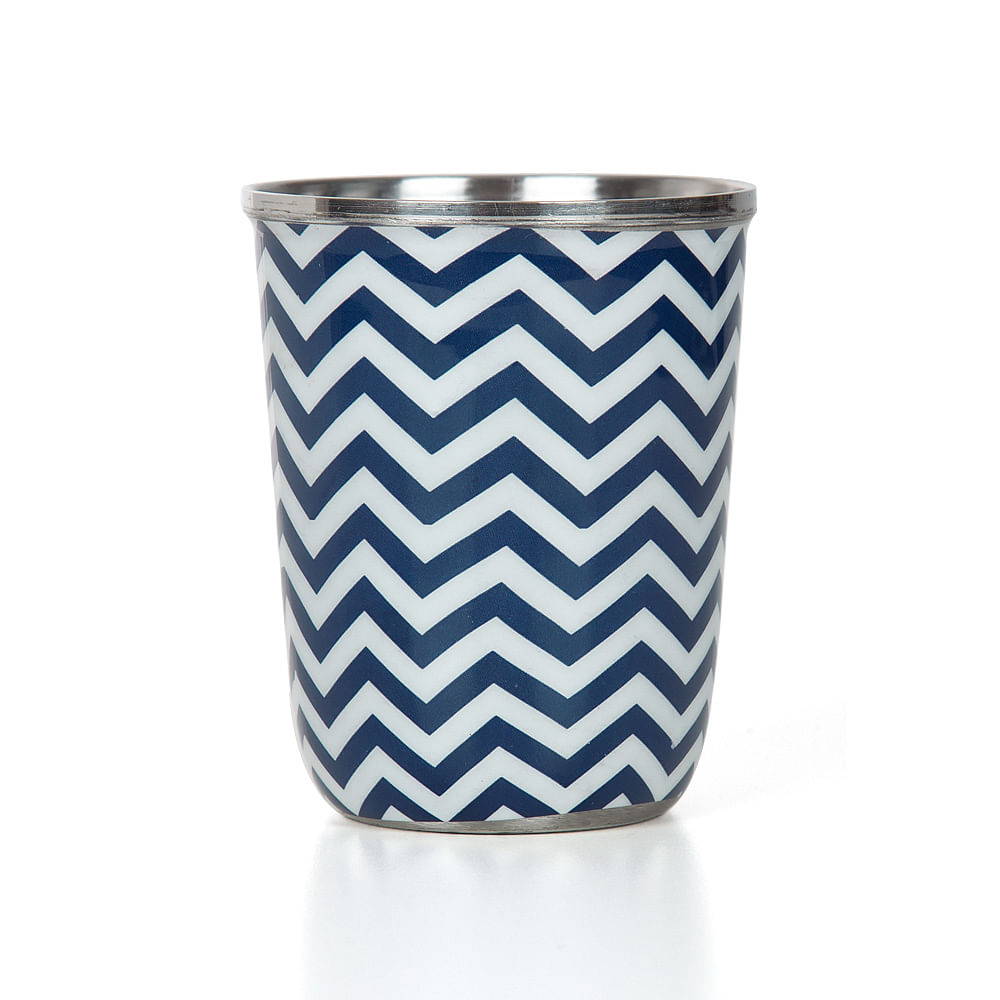 Chevron Melavo Small Steel Tumbler (Set of 2)