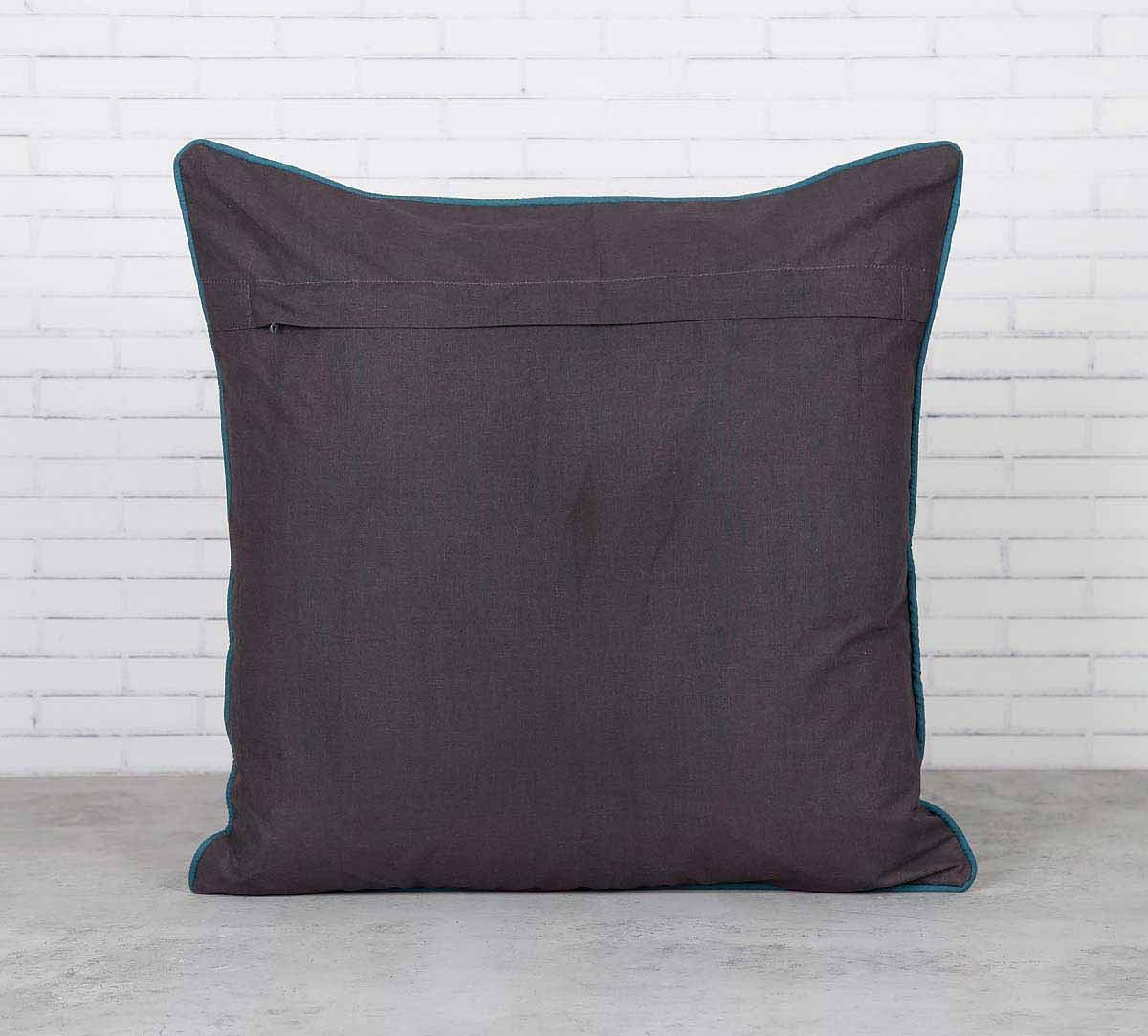 Geometric Chimera Satin Blend Cushion Cover