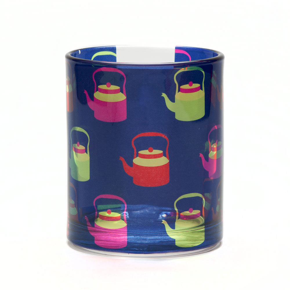 Kettle Calling Glass Mug