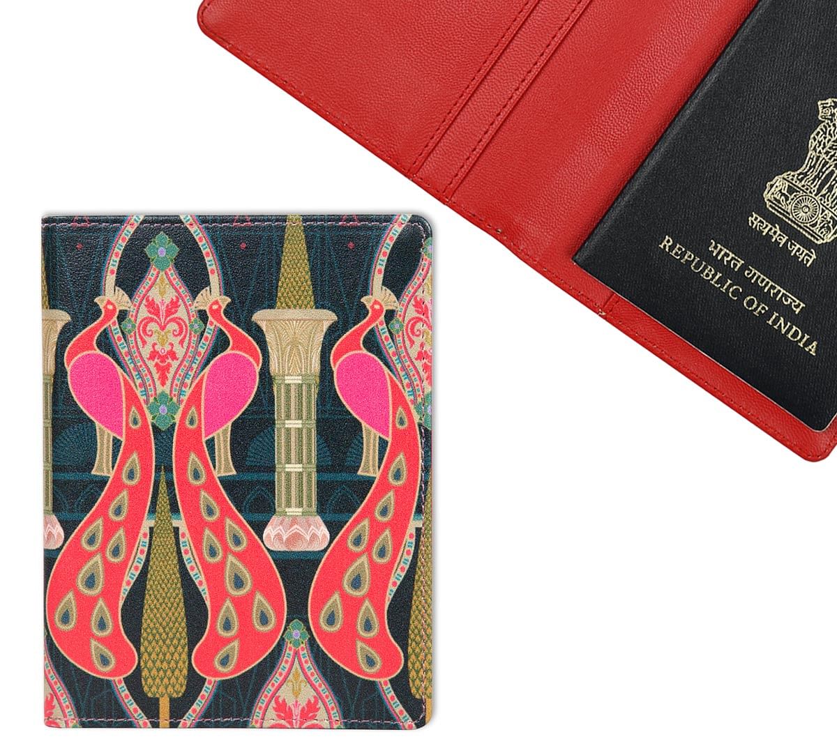 Peafowl Royalty Passport Cover