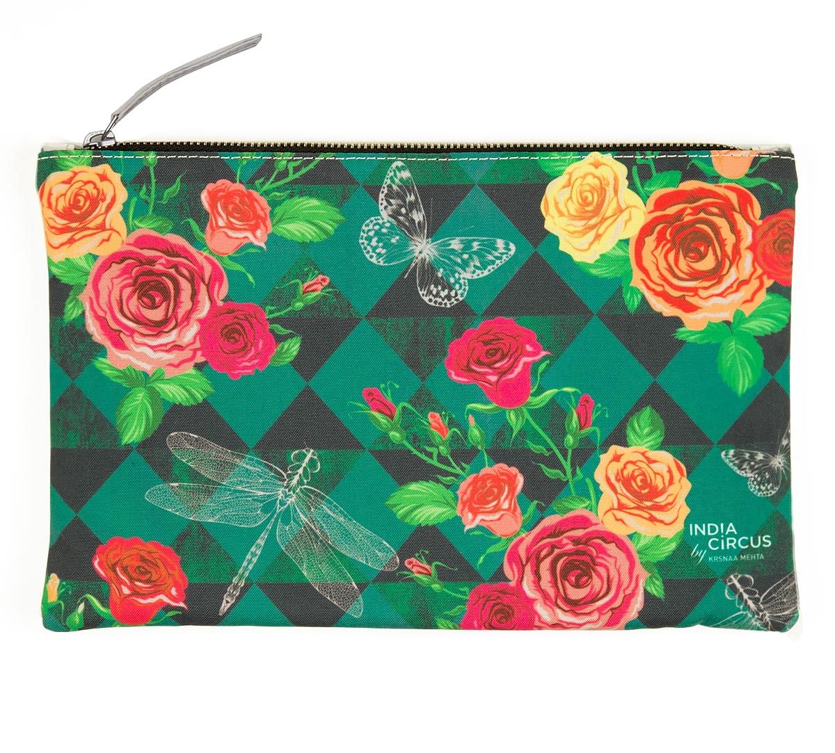 Floral Flutter Utility Pouch