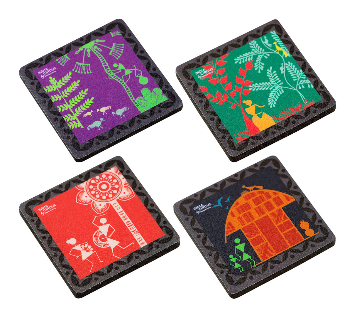 Forest Prowess Fridge Magnet (Set of 4)