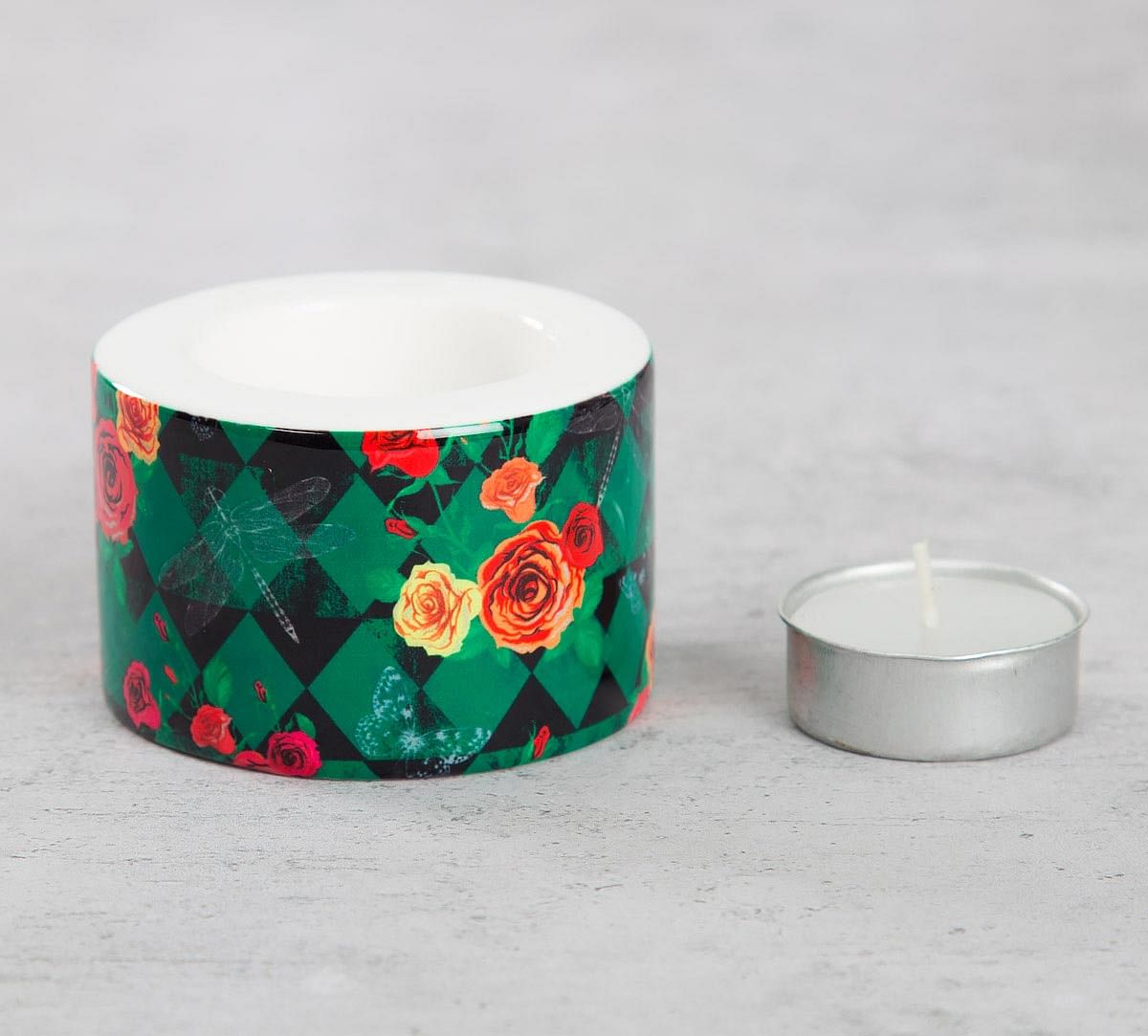 Floral Flutter Tea Light Holder