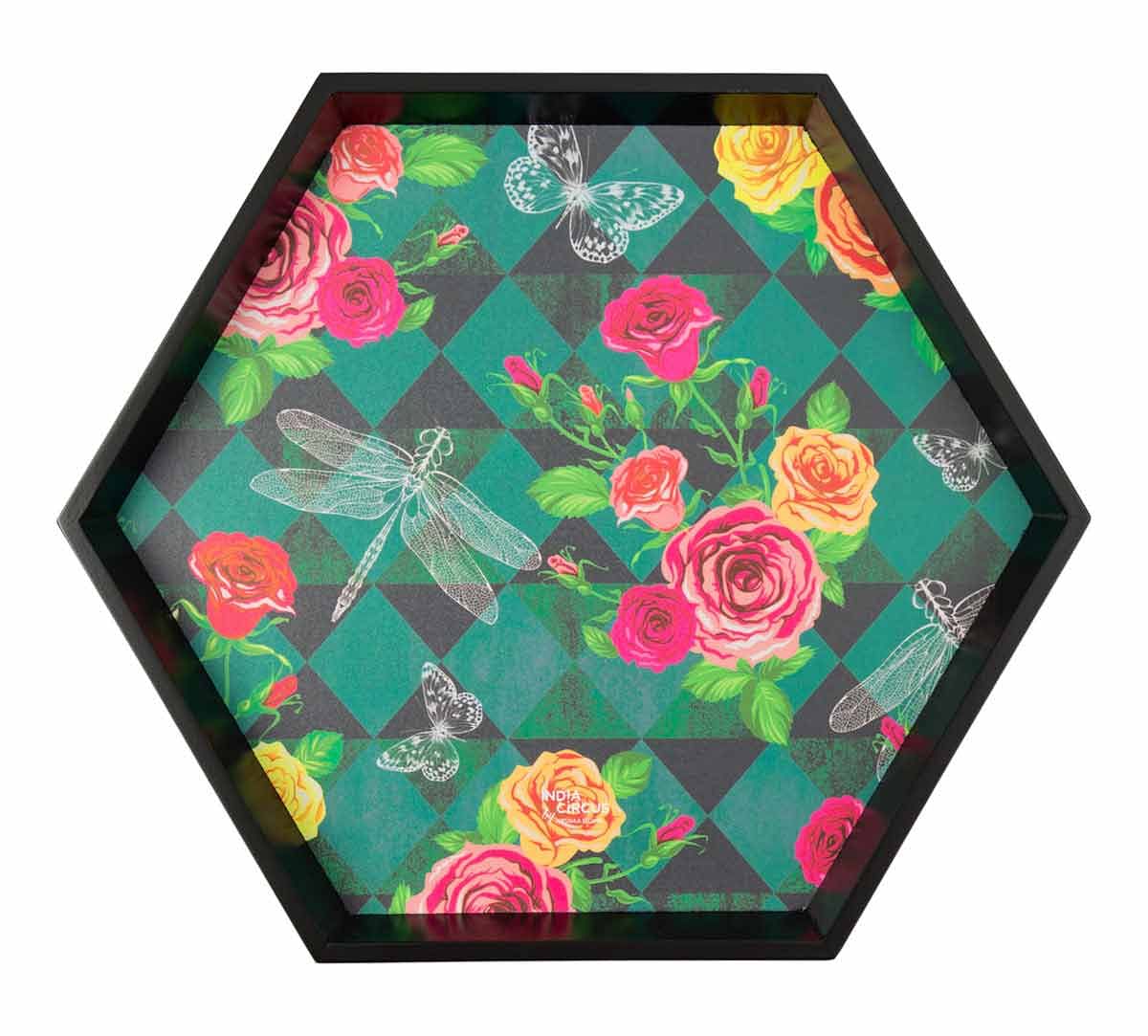 Floral Flutter Tray