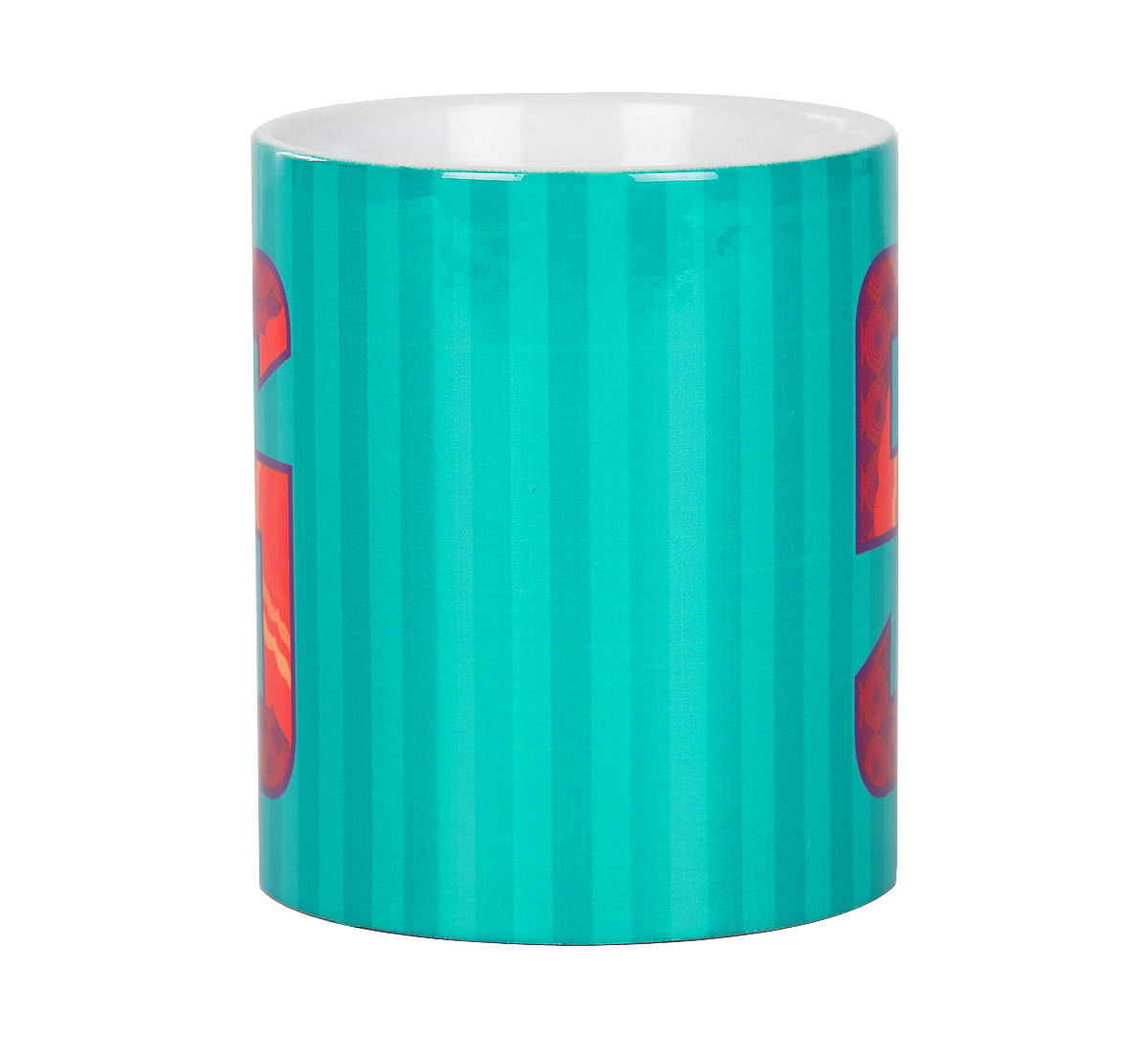 Striped Scarlet Coffee Mug