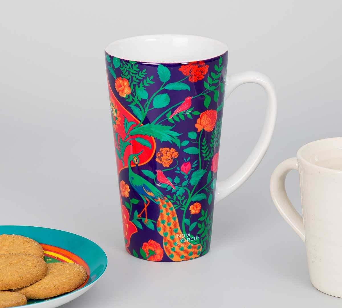 Peacock Psychedelic Conical Mug