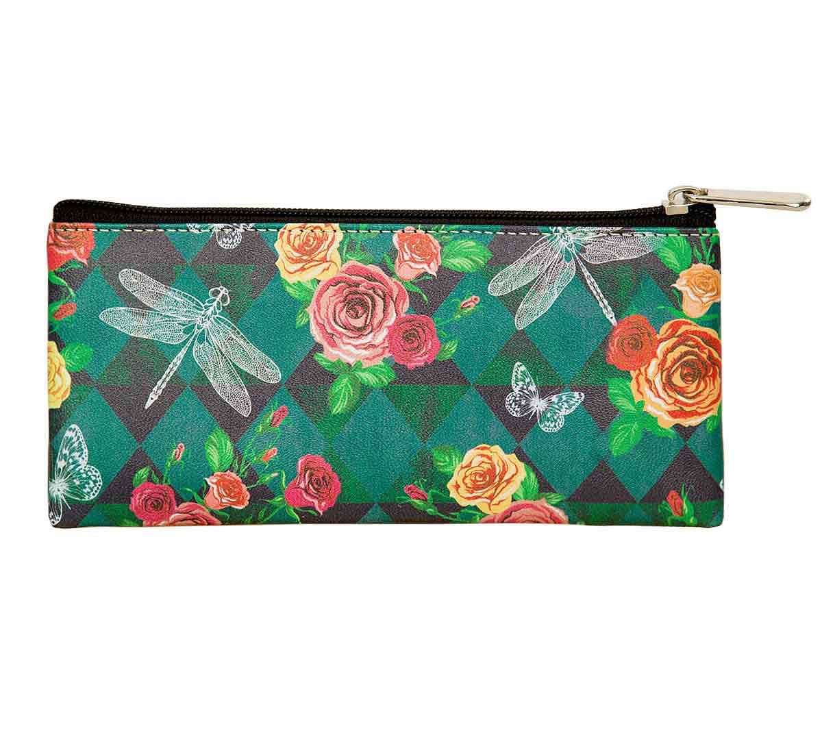 Floral Flutter Small Utility Pouch