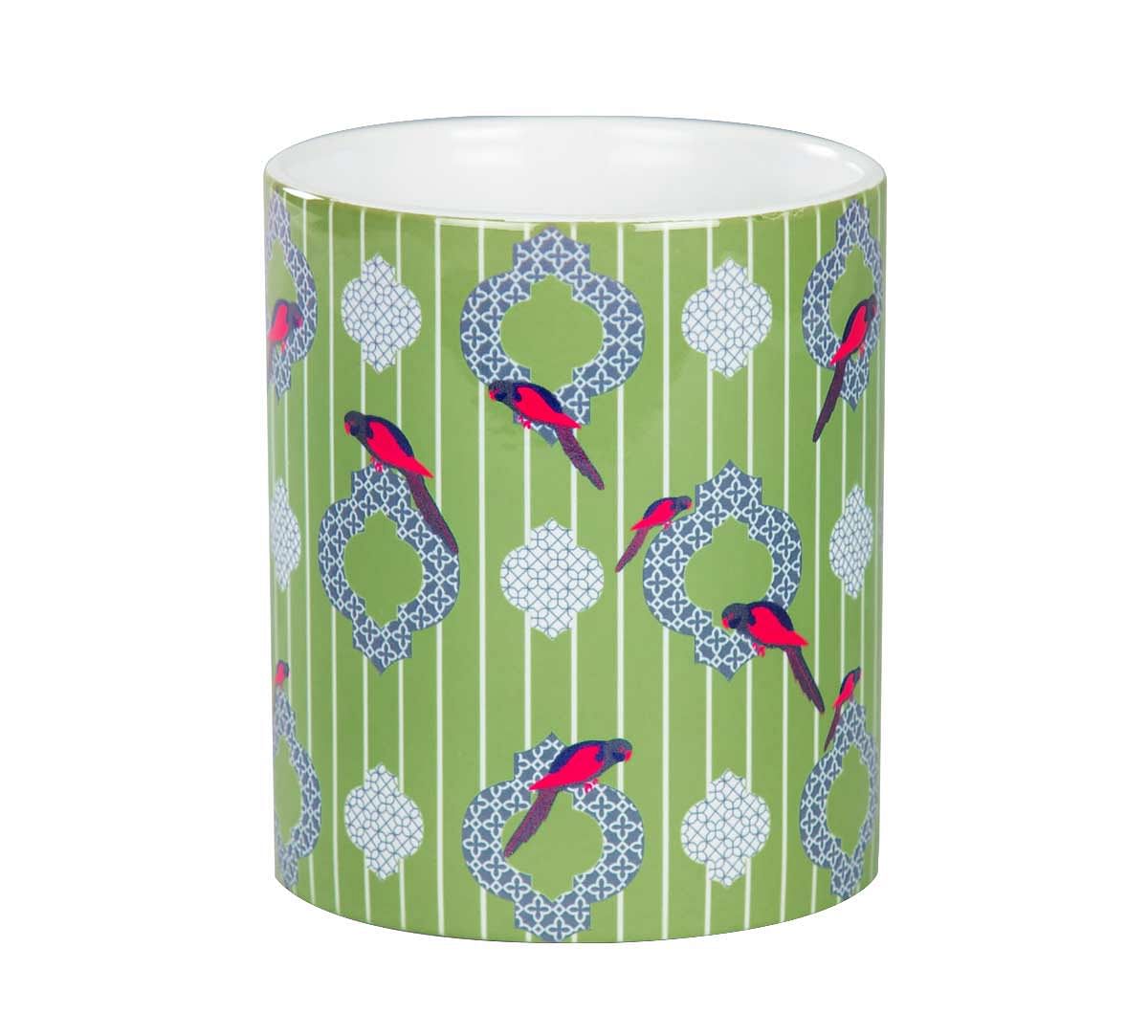 Peeking Parrots Mug