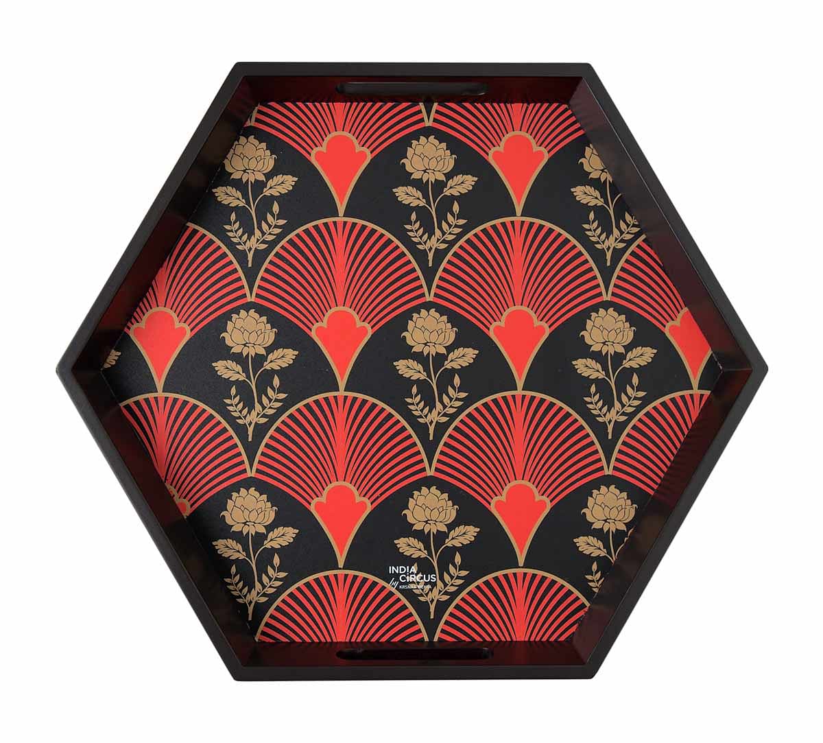 India Circus Fans of Blossom Tray