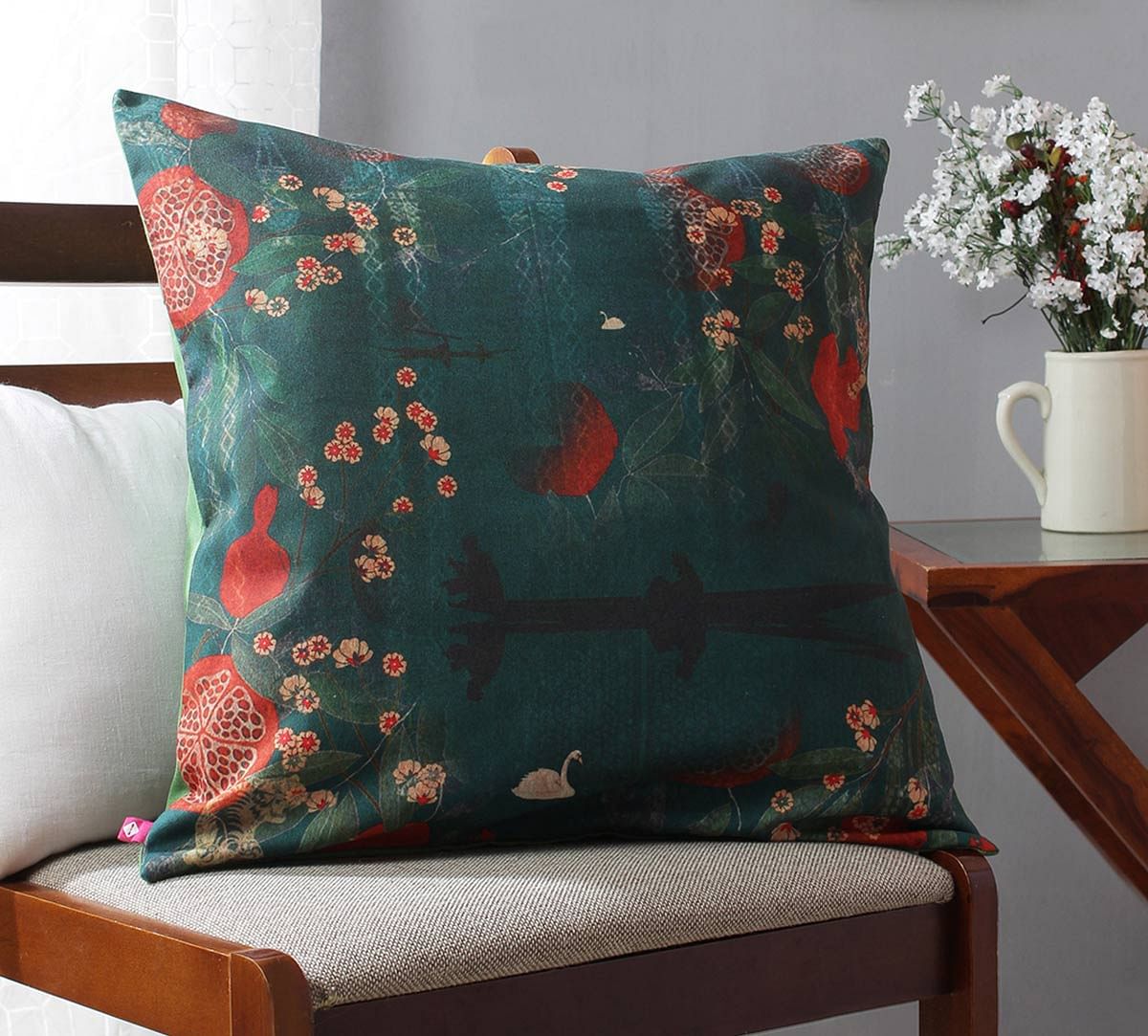 India Circus Lakeside Florist Cushion Cover