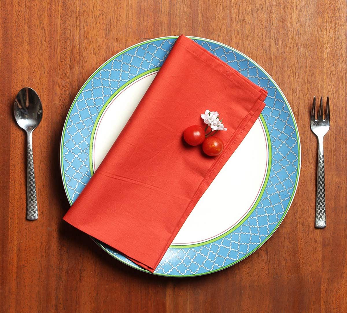 India Circus Rust Table Napkin Set of 6