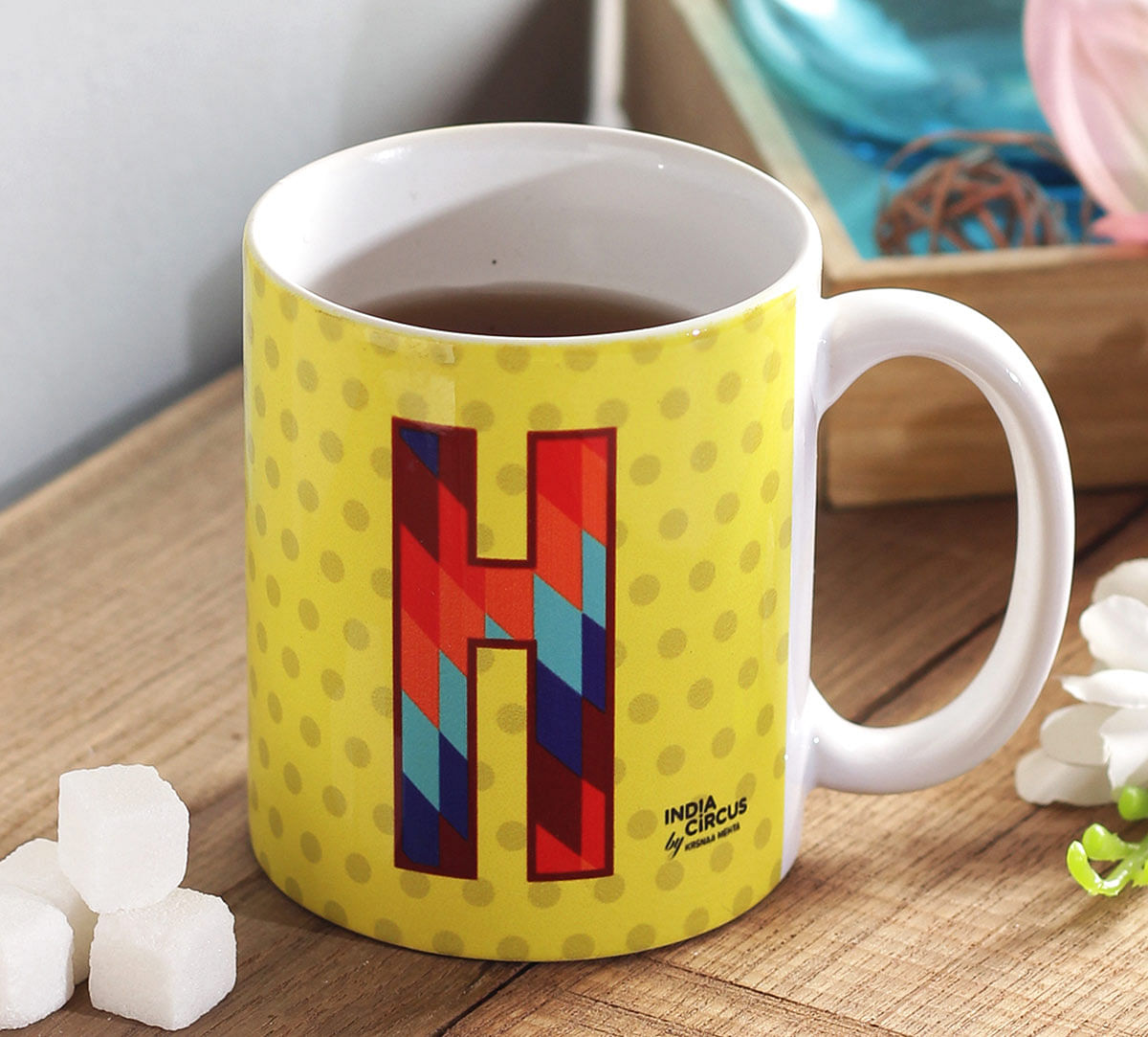 India Circus Happy Alphabet H Mug