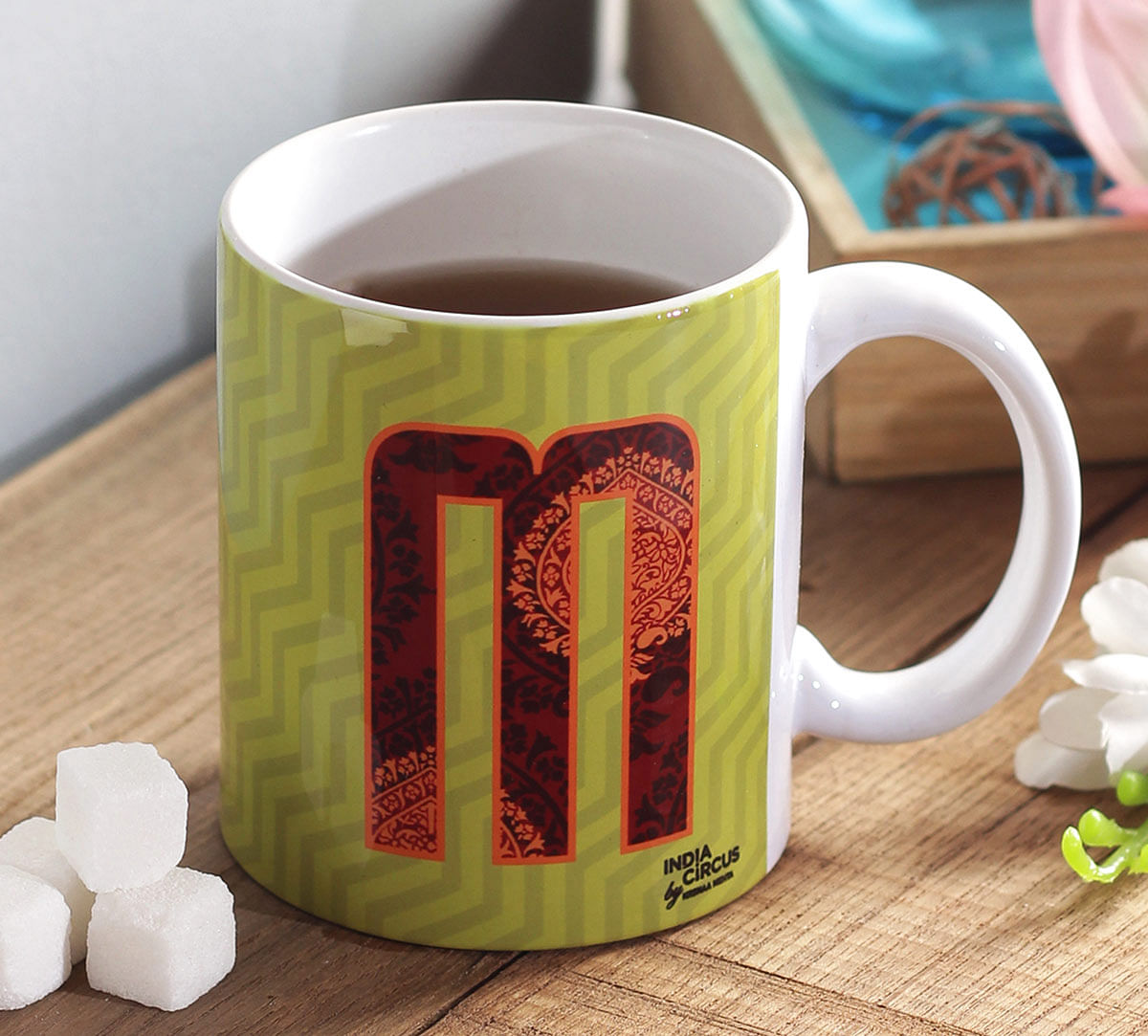 India Circus Magnificent Alphabet M Mug