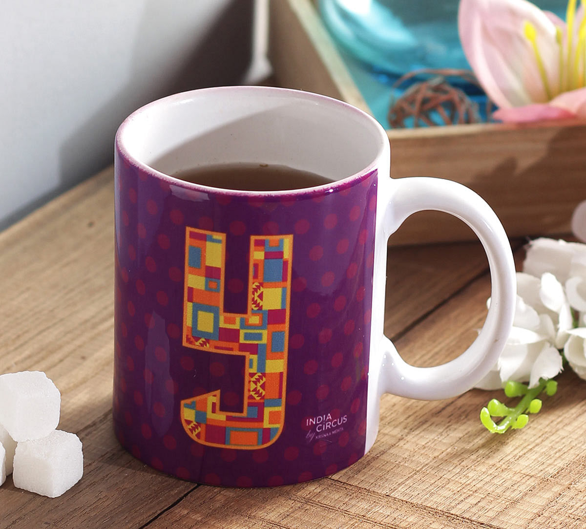 India Circus Youthful Alphabet Y Mug