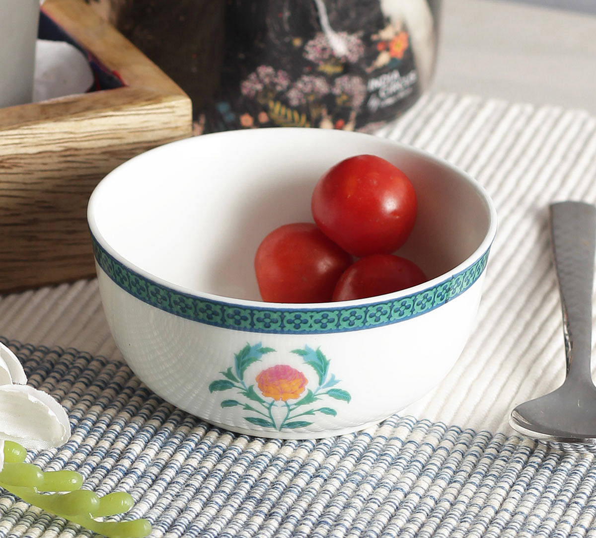 India Circus Rose Creeper Katori Bowl