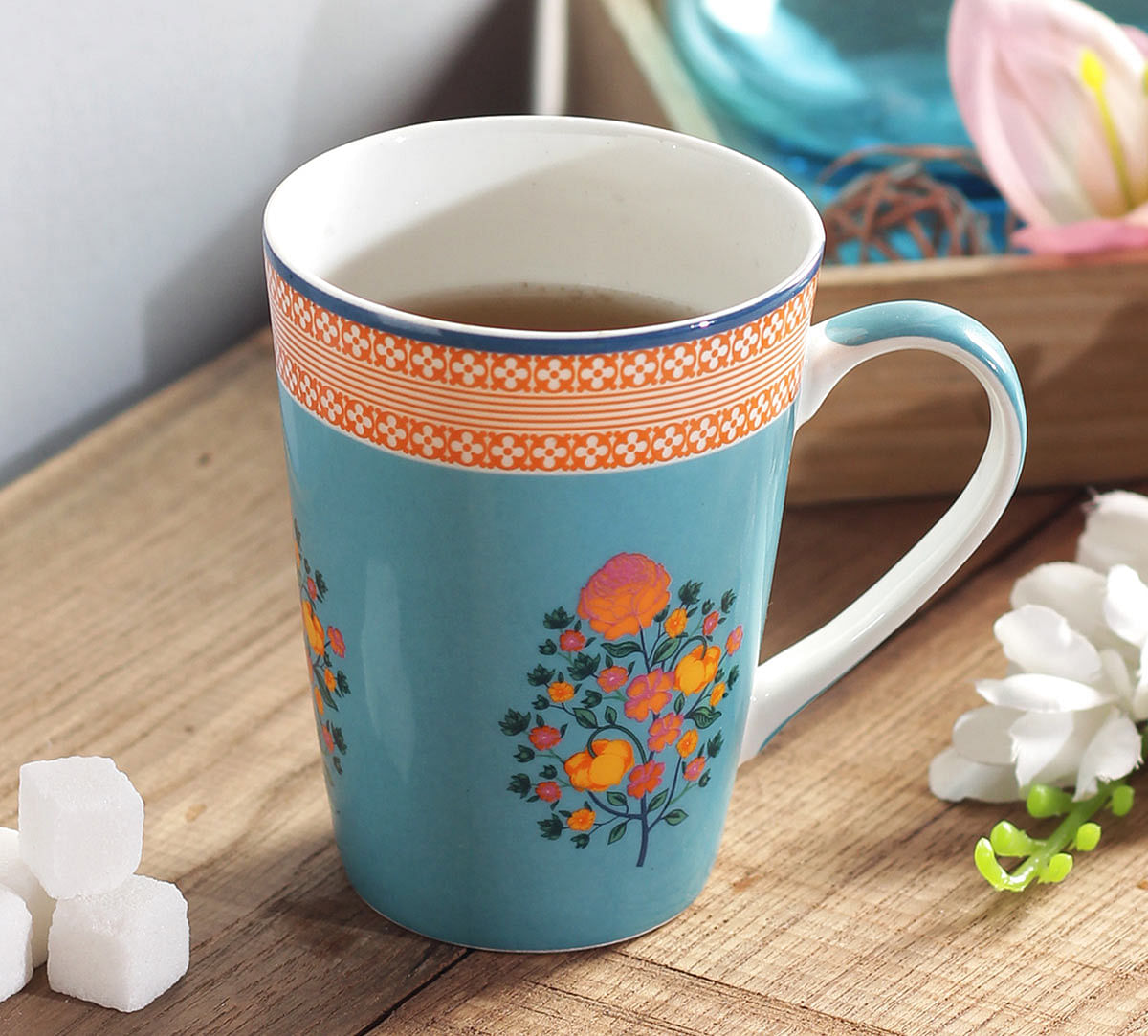 India Circus Rose Creeper Coffee Mug