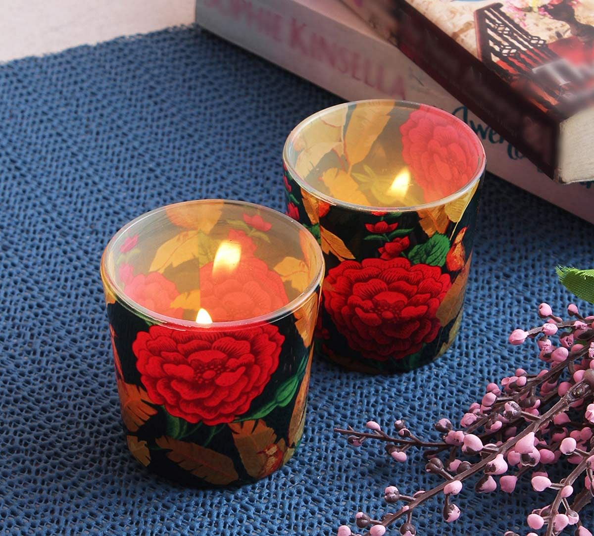 India Circus Bayrose Romance Tea Light Holder Set of 2