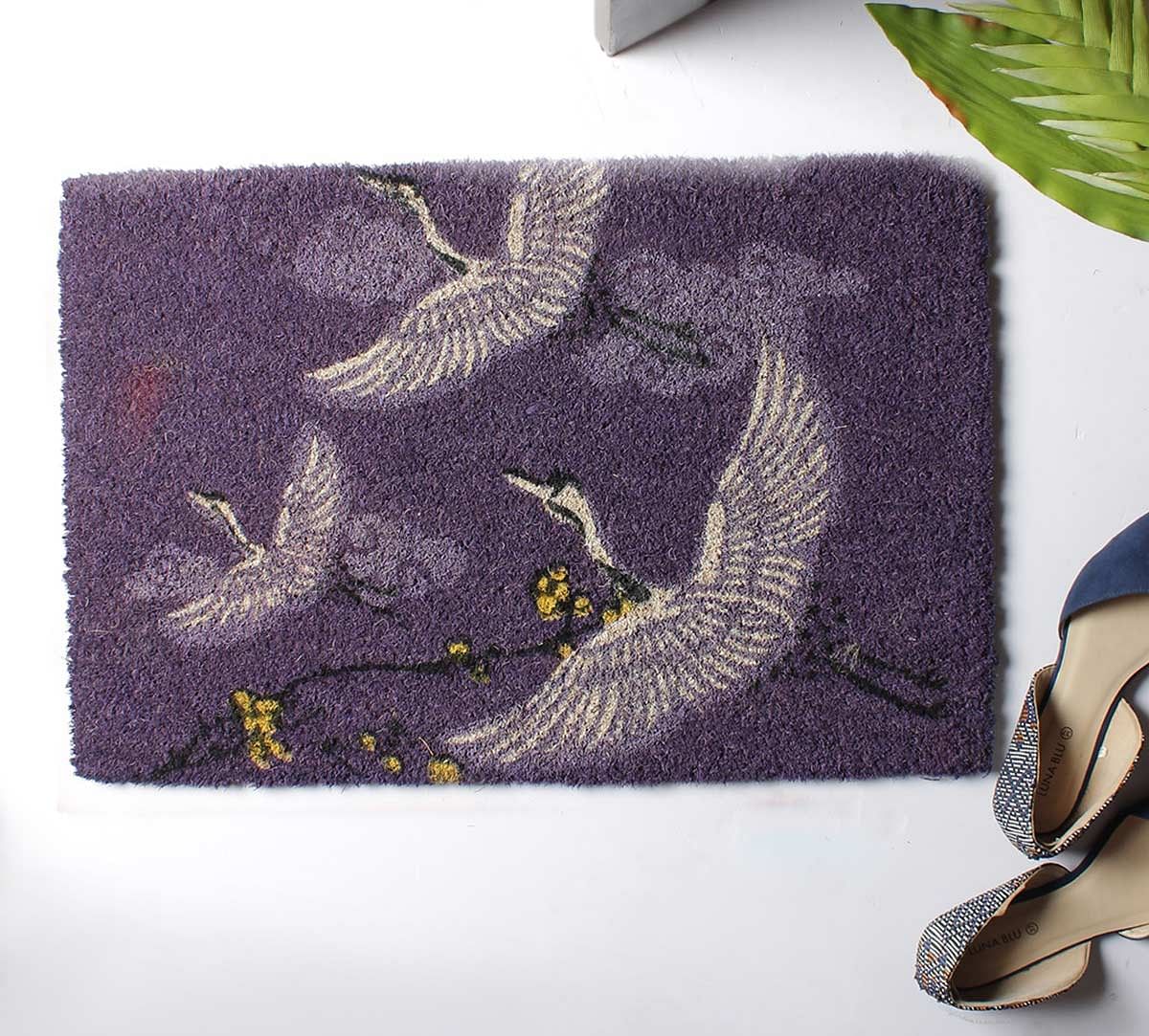 India Circus Legend of the Cranes Violet Doormat