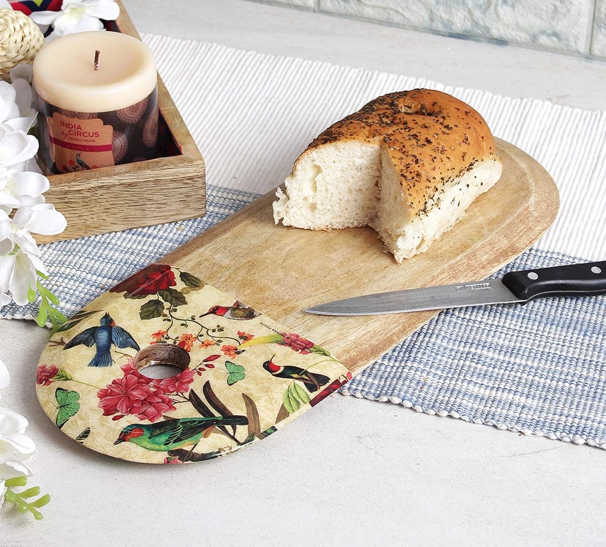 India Circus Bird Land Cheese/Chopping Board