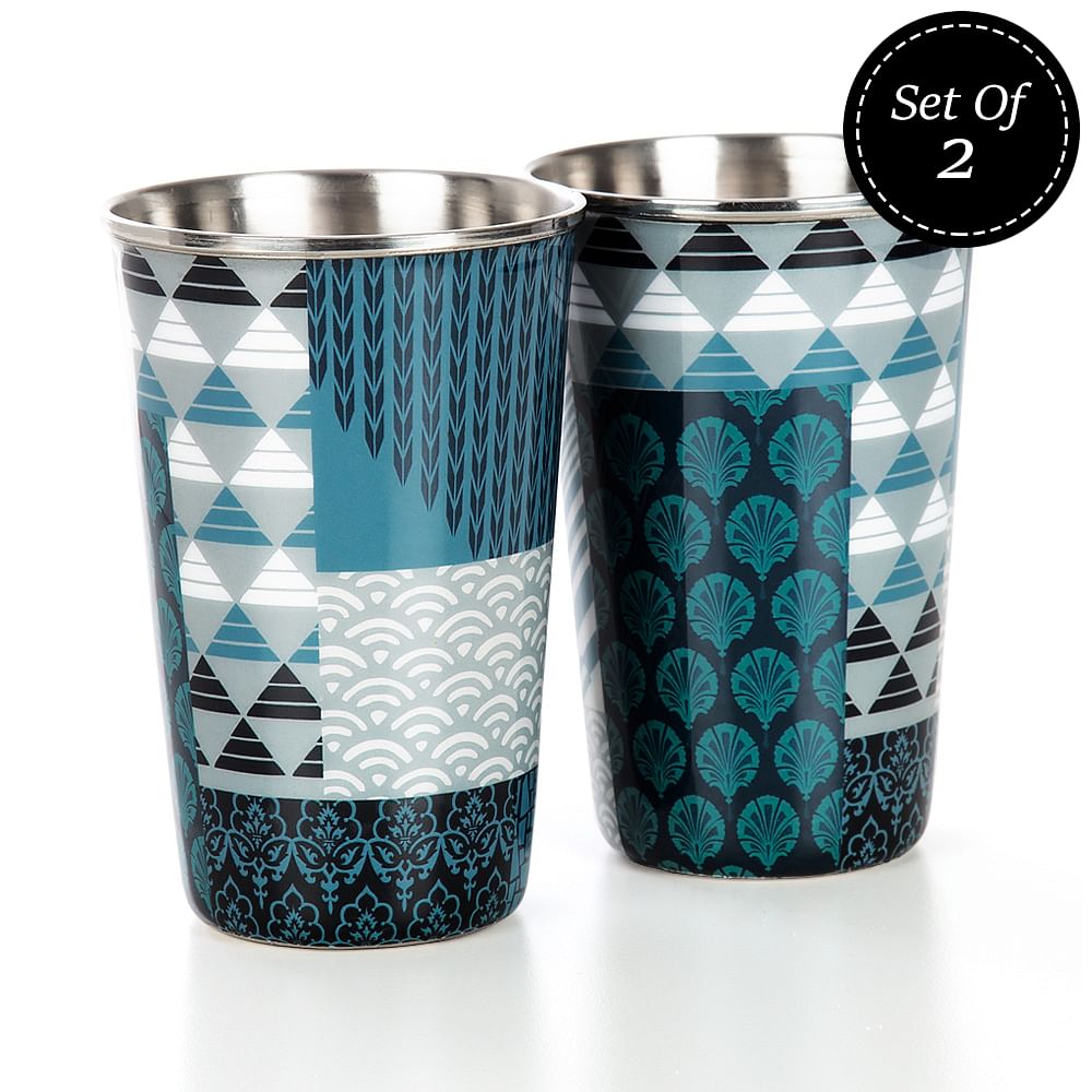 Design Assembly Steel Tumbler (Set of 2)