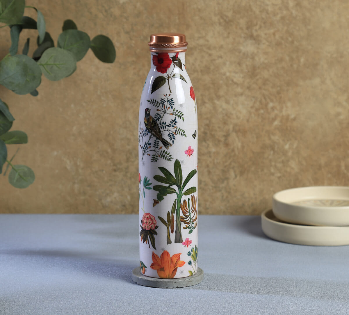 India Circus by Krsnaa Mehta Petal and Plume Copper Bottle