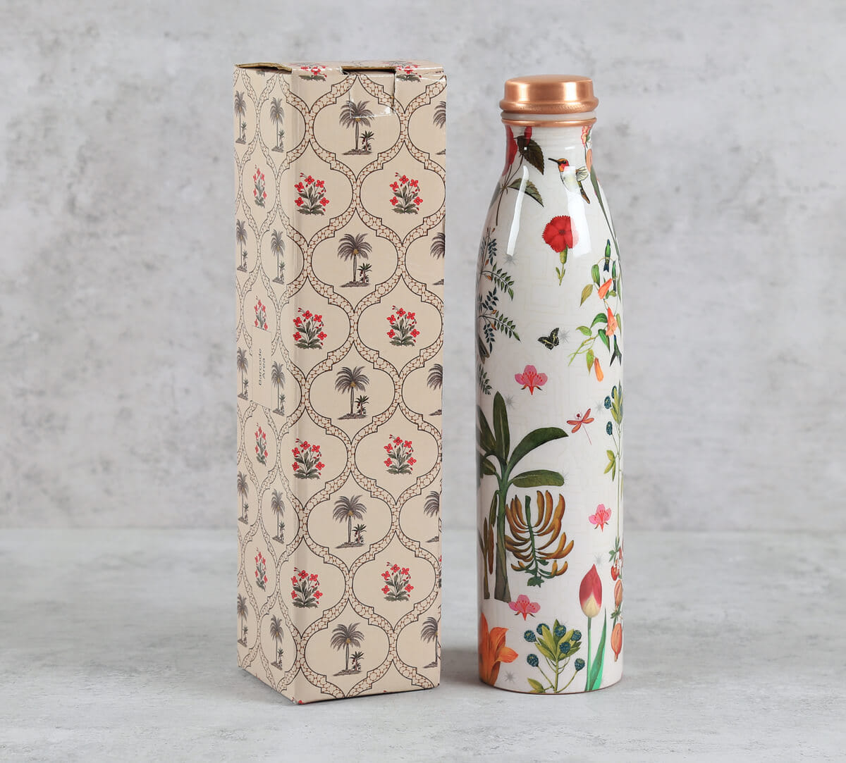 India Circus by Krsnaa Mehta Petal and Plume Copper Bottle