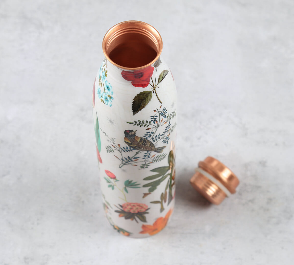 India Circus by Krsnaa Mehta Petal and Plume Copper Bottle