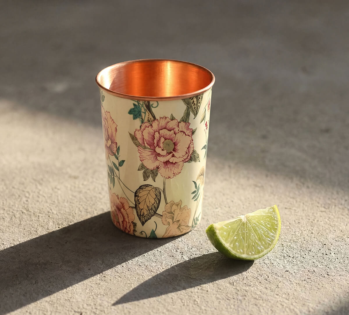 India Circus by Krsnaa Mehta Rustic Realm Copper Combo Set