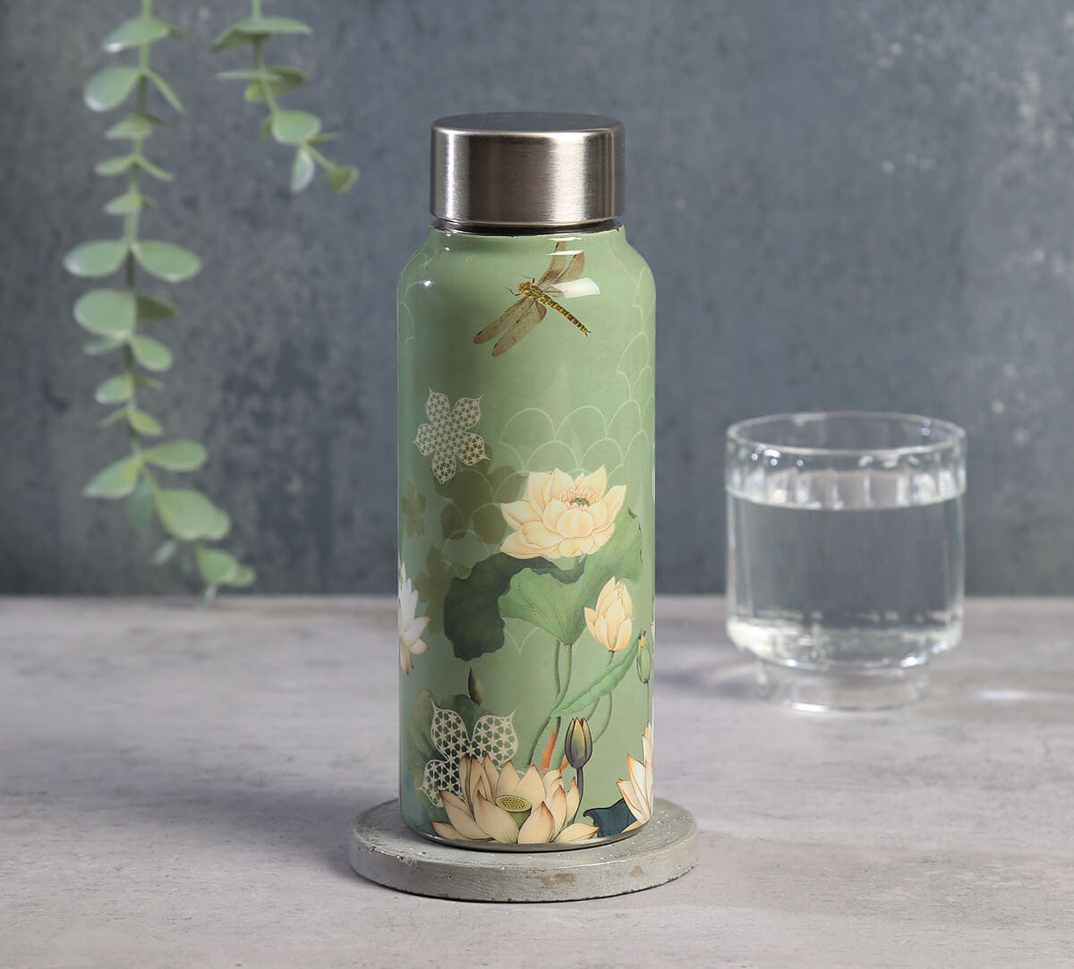 India Circus by Krsnaa Mehta Sage Serenity Small Steel Bottle