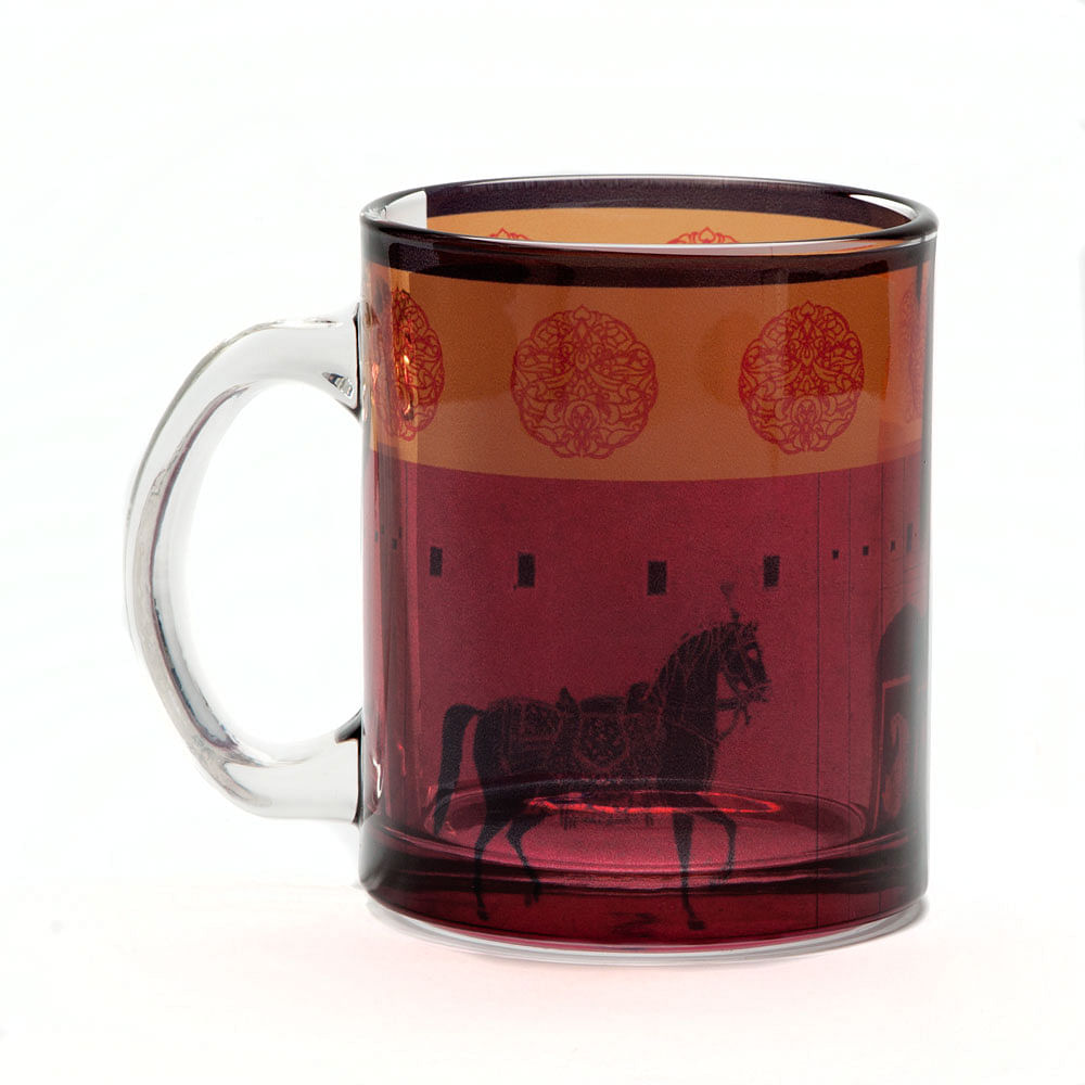 The Transcendant Stallion Glass Mug