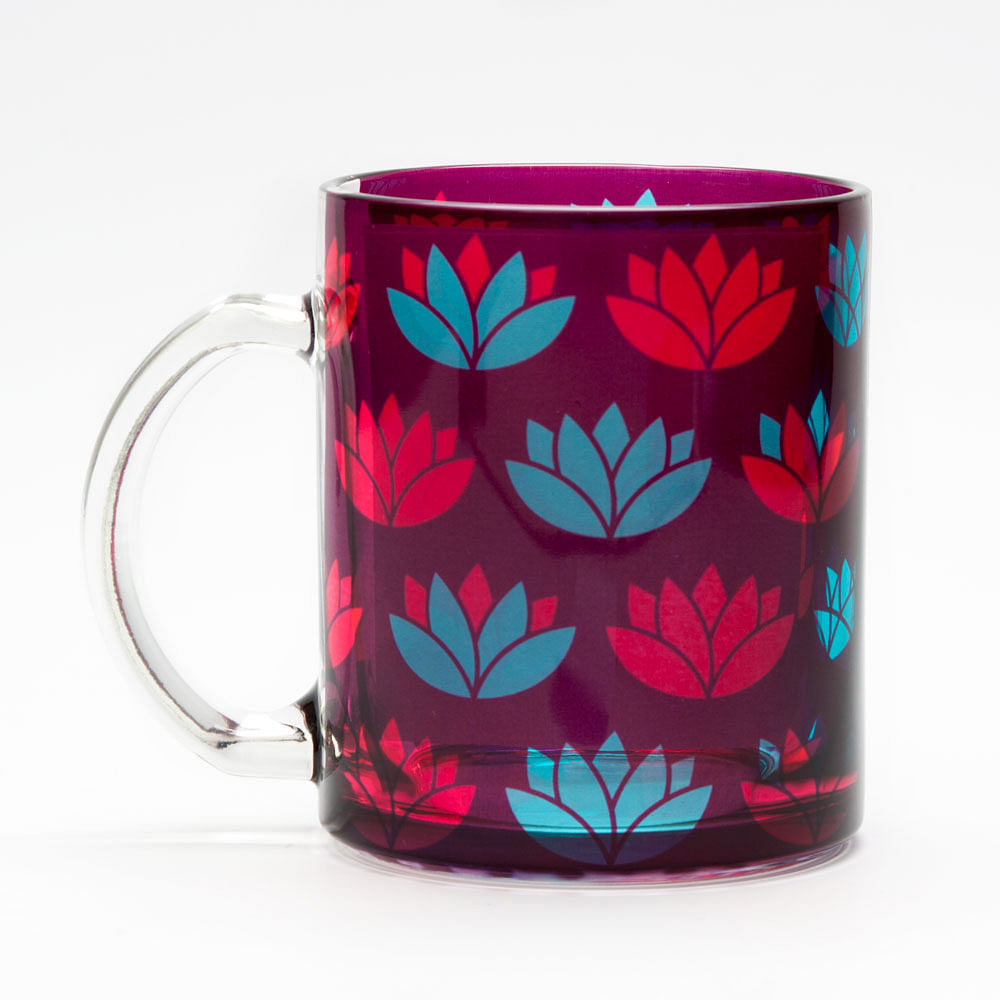 Lotus Fun Glass Mug
