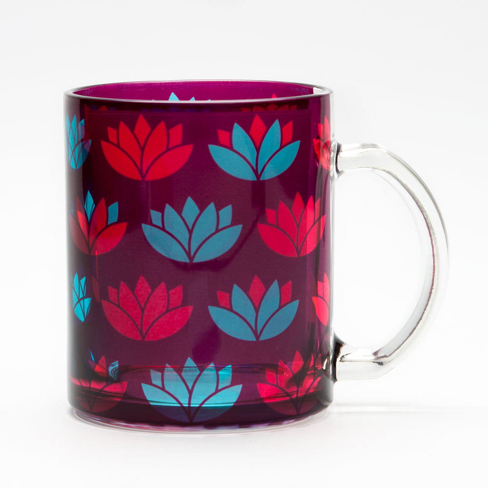Lotus Fun Glass Mug