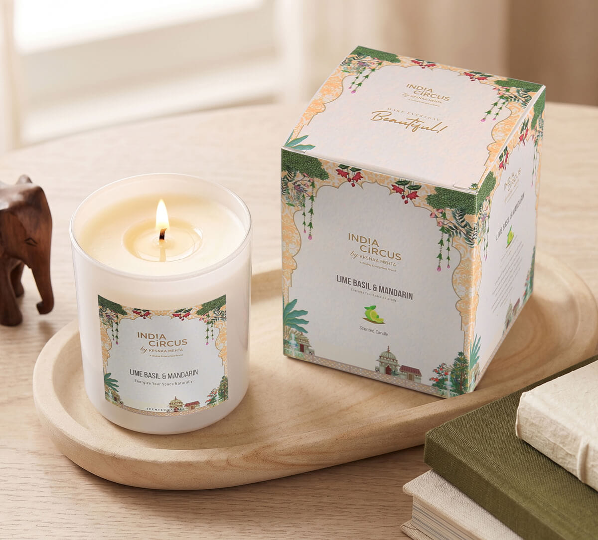 India Circus by Krsnaa Mehta Citrus Zest Jar Candle